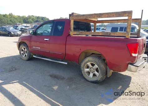 2007 Nissan Titan Se z USA, uszkodzony, nr VIN 1N6BA06B67N240002